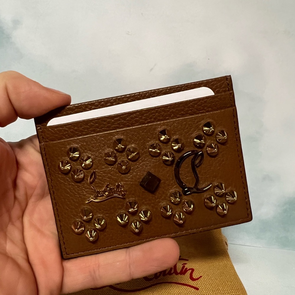 Kios Embellished Leather Cardholder main image 0